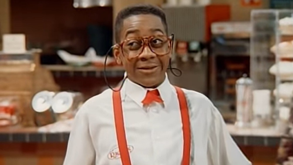 Steve Urkel smiling