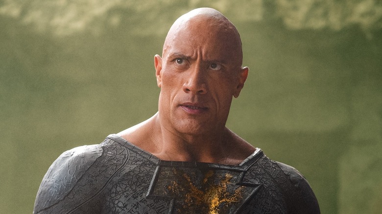 Dwayne Johnson looking intense