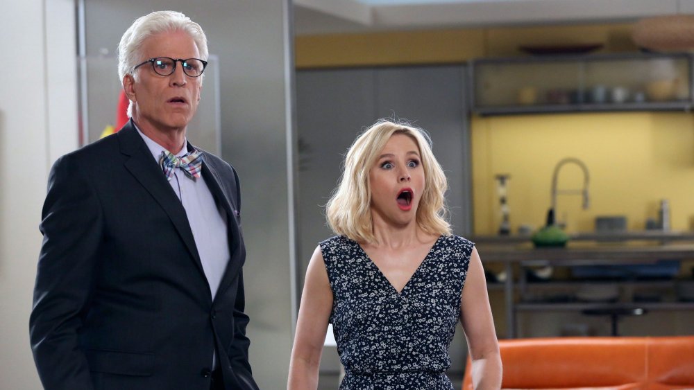 Ted Danson and Kristen Bell on The Good Place