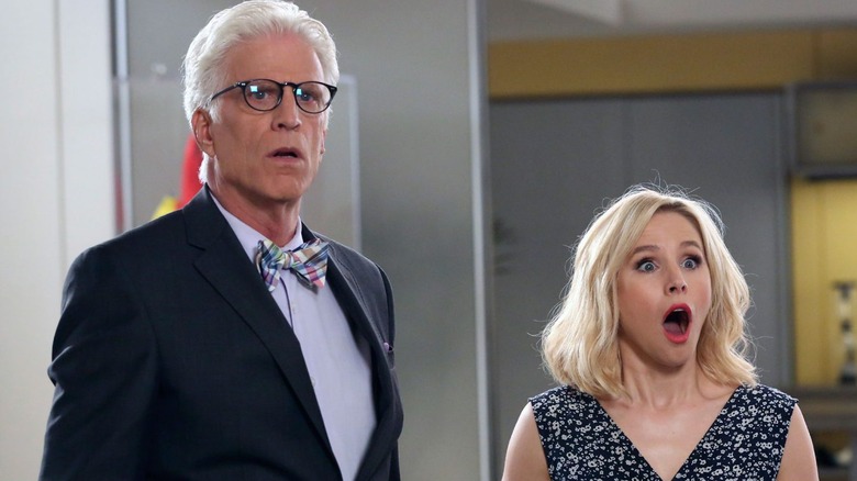 Ted Danson and Kristen Bell on The Good Place