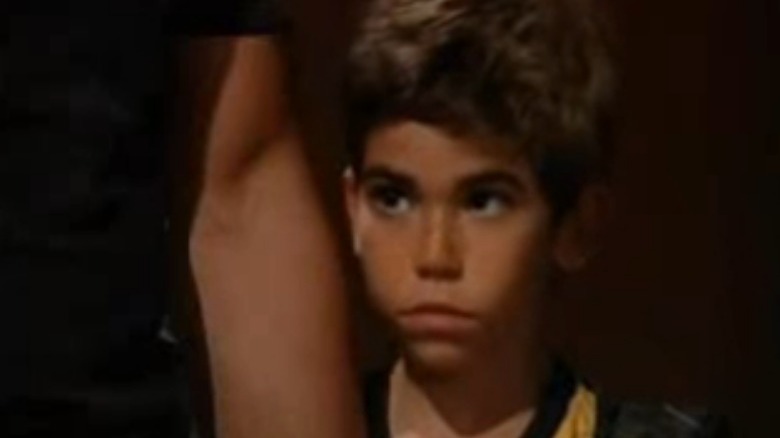 Stone looking shy 