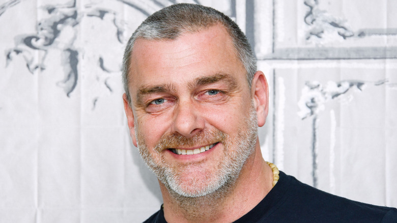 Ray Stevenson smiling