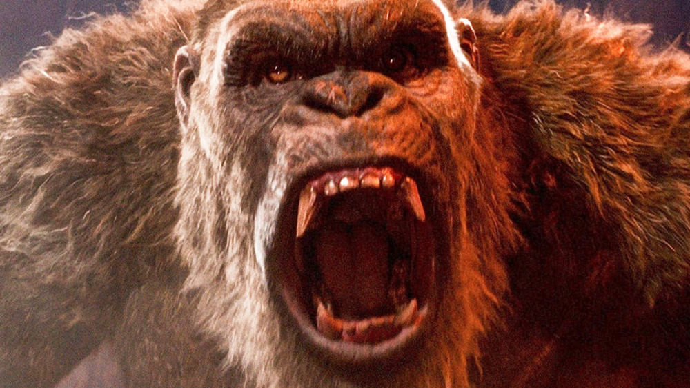 King Kong roaring