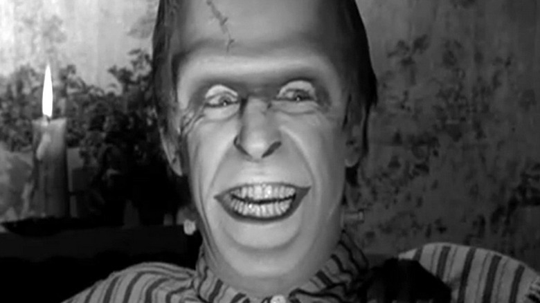 Herman Munster grinning