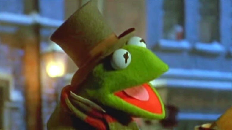 Kermit the Frog as Bob Cratchit