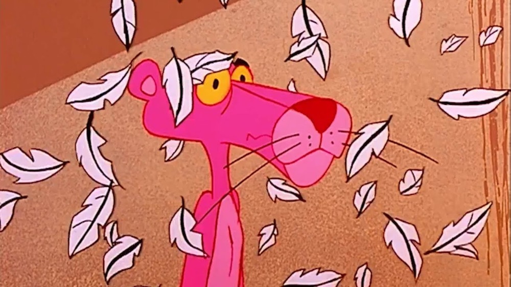 The cartoon Pink Panther