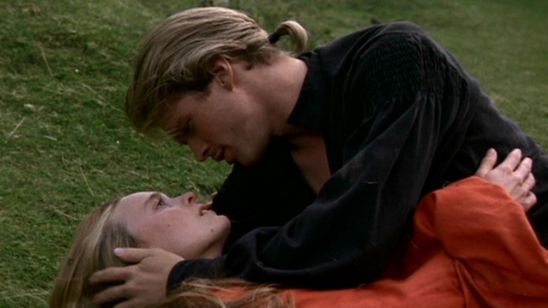 Robin Wright as Buttercup and Cary Elwes as Westley in The Princess Bride