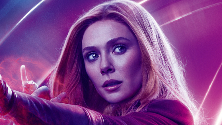 Scarlet Witch using her powers