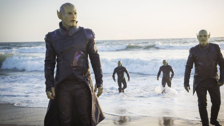 The skrulls from the Captain Marvel trailer