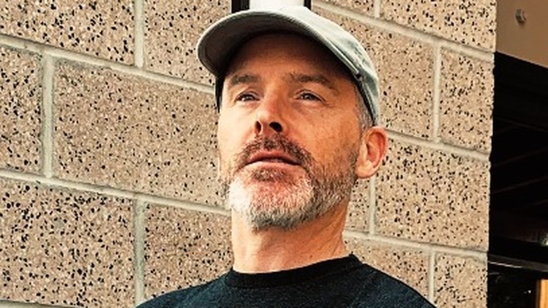 Smith wearing beaver shirt