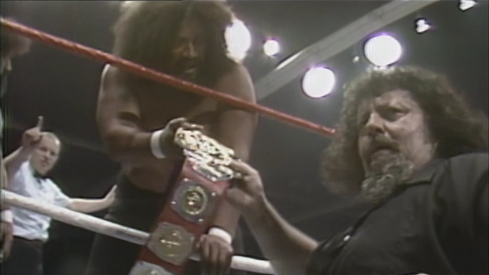 Captain Lou Albano managing the Wild Samoans
