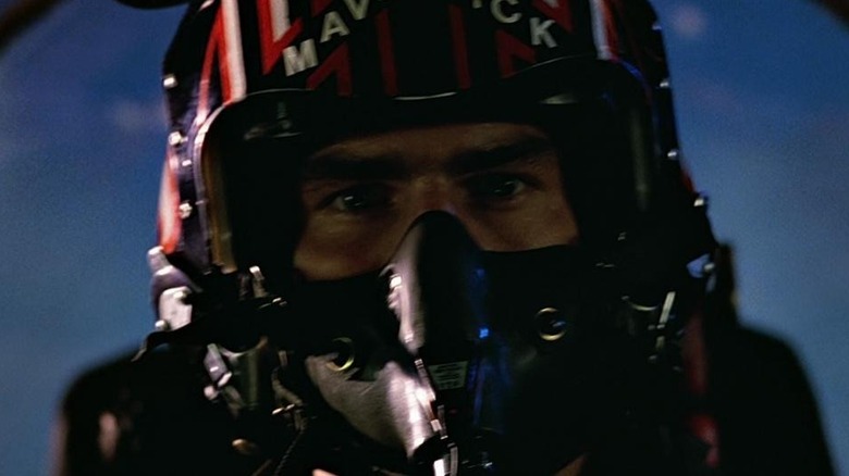 Maverick in a cockpit