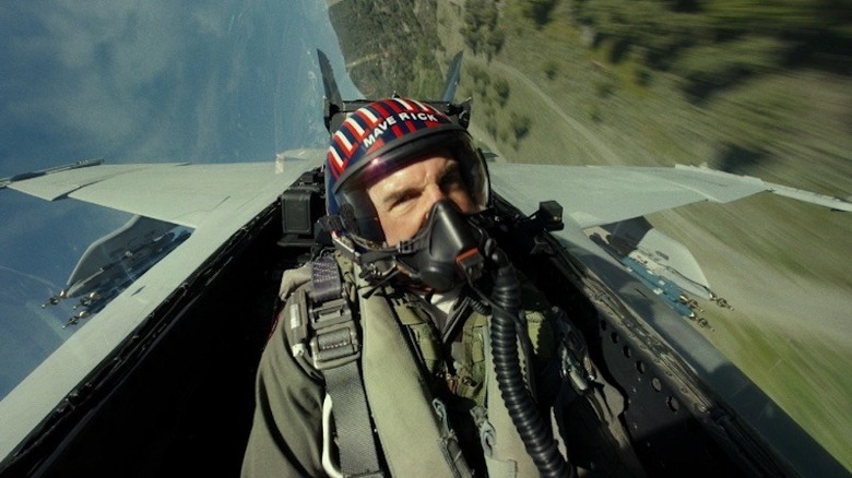 Maverick flying