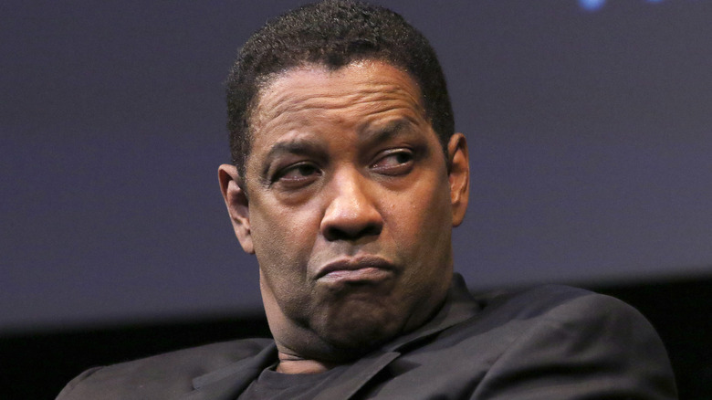 Denzel Washington looking mean
