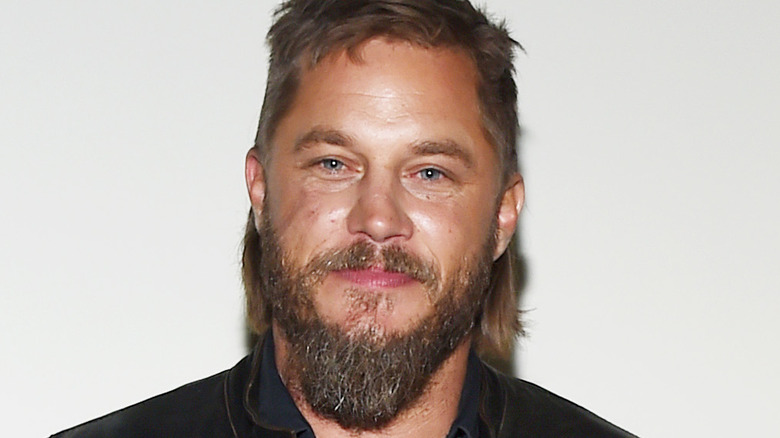 Travis Fimmel smiles for camera