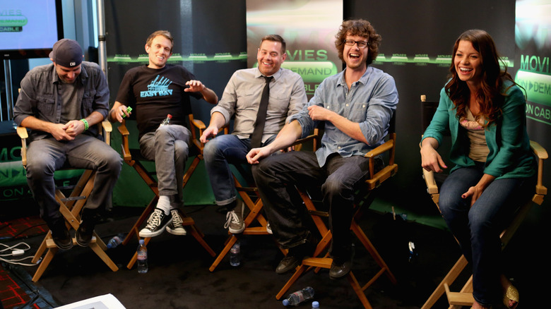 Radio Silence team being interviewed