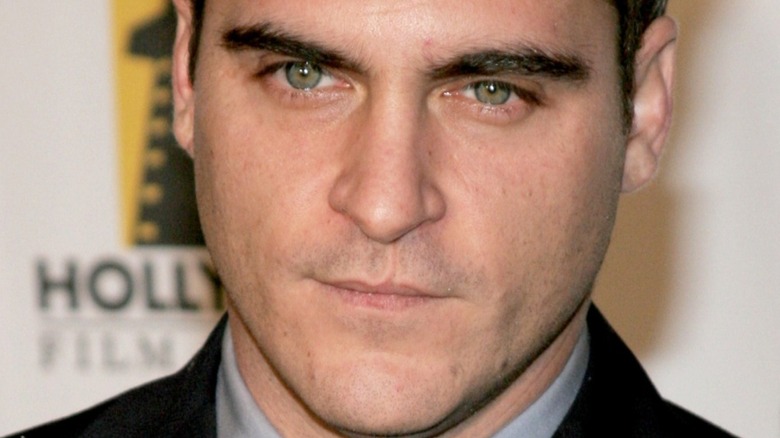 Joaquin Phoenix poses