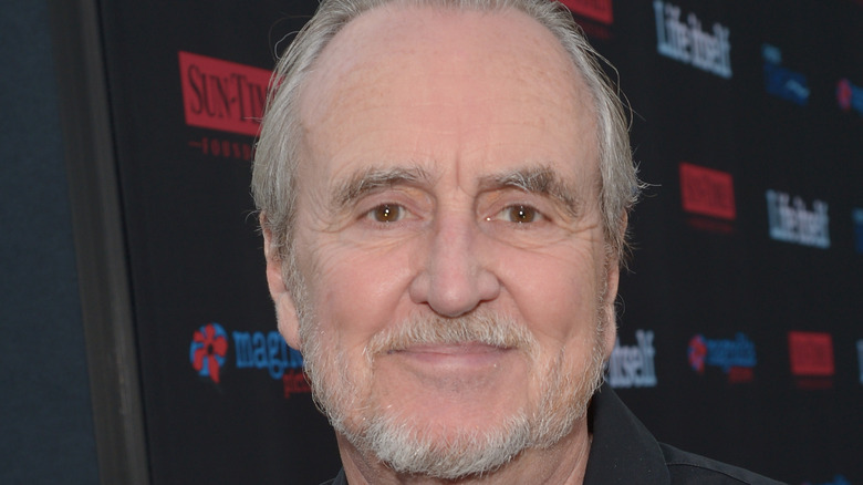 Wes Craven smiles for camera