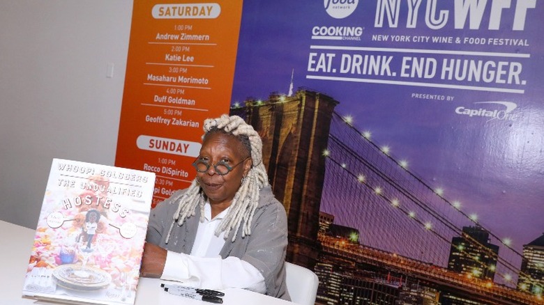 Whoopi Goldberg book signing