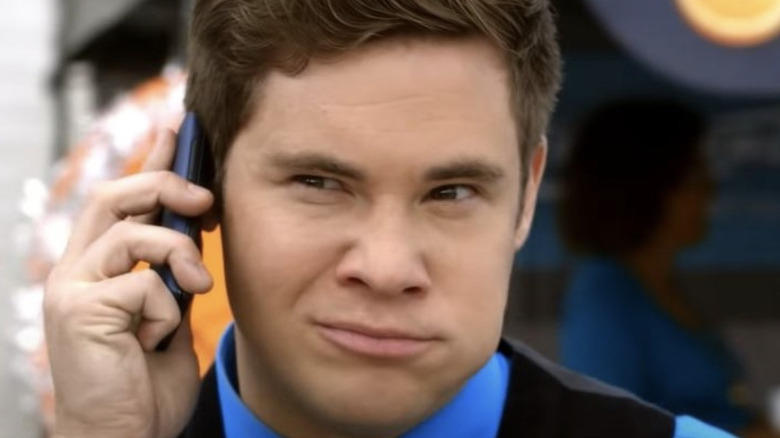 Adam DeVine talking on phone