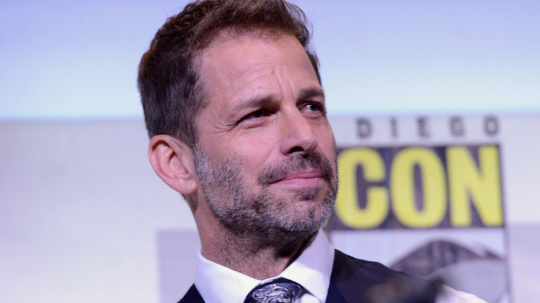 Zack Snyder smiling