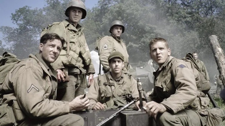 Saving Private Ryan cast looks straight