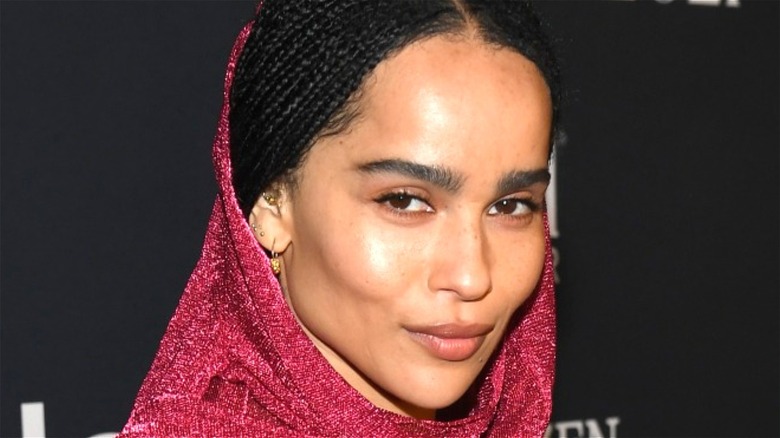 Zoë Kravitz smiling at event