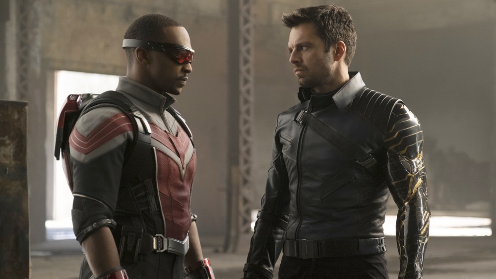 Sebastian Stan and Anthony Mackie Falcon and the Winter Soldier