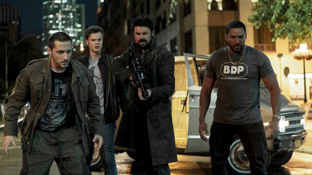 Tomer Kapon, Jack Quaid, Karl Urban, and Laz Alonso on The Boys