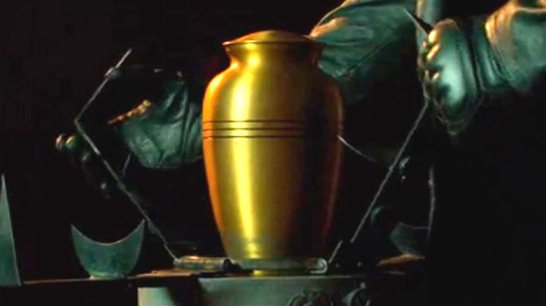 The Undertaker's urn in Netflix's Escape the Undertaker