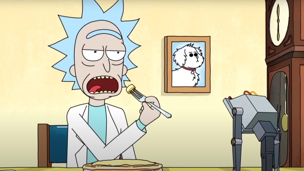 Rick and the Butter Robot from Rick & Morty