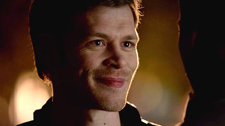 Klaus in formal wear in The Vampire Diaries