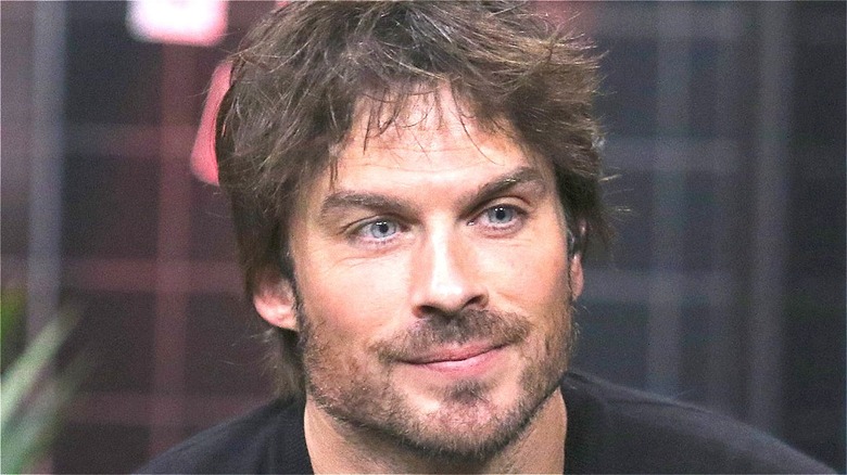 Ian Somerhalder smirking