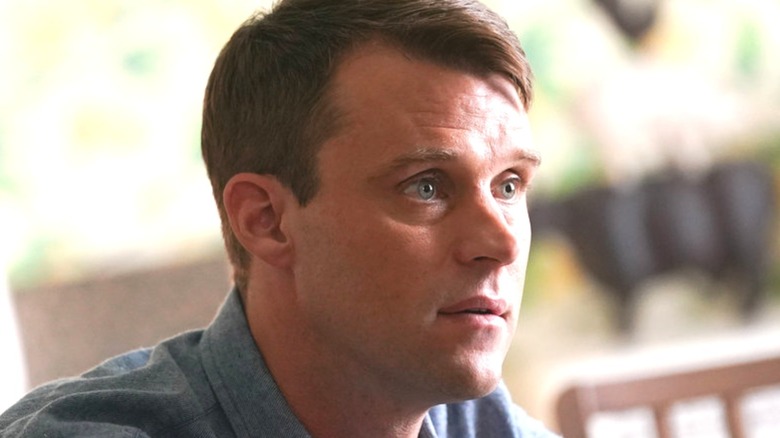 Jesse Spencer looking intent on Chicago Fire 