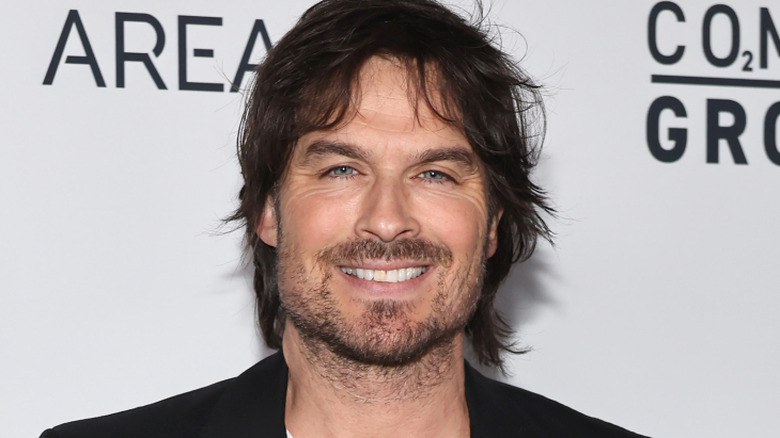 Ian Somerhalder smiling