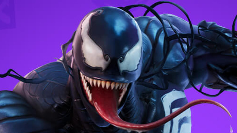 the Venom Fortnite skin