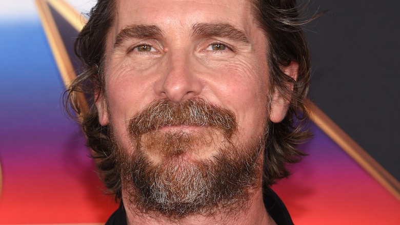 Christian Bale attends a Thor: Love and Thunder event