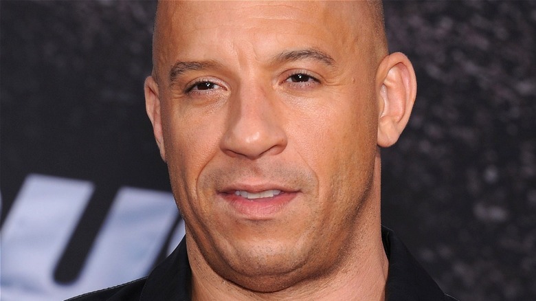 Vin Diesel staring