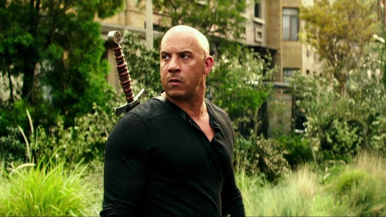 Kaulder with sword in The Last Witch Hunter 