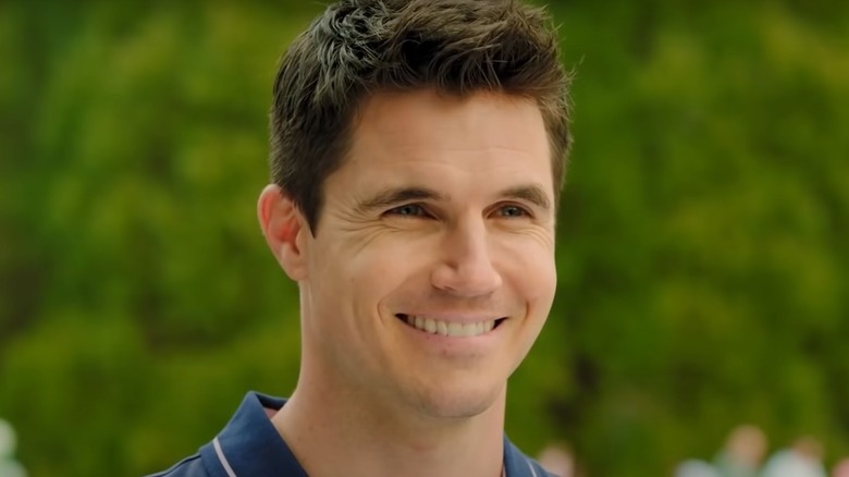 Robbie Amell as Nathan Brown smiling