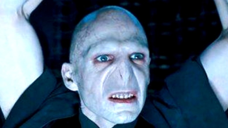 Voldemort grimacing