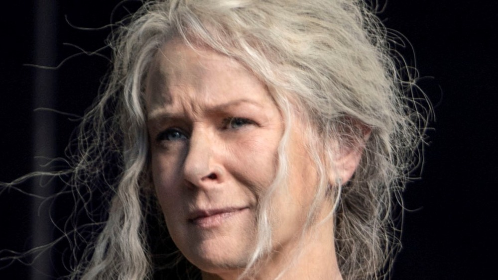 Carol smiles on The Walking Dead