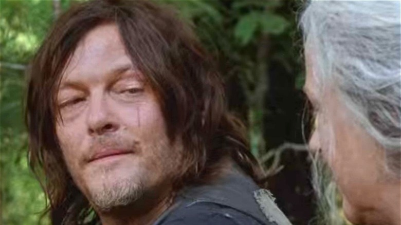 Daryl hanging out with Carol