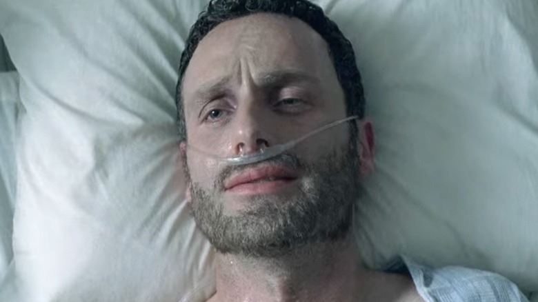 Rick Grimes waking up