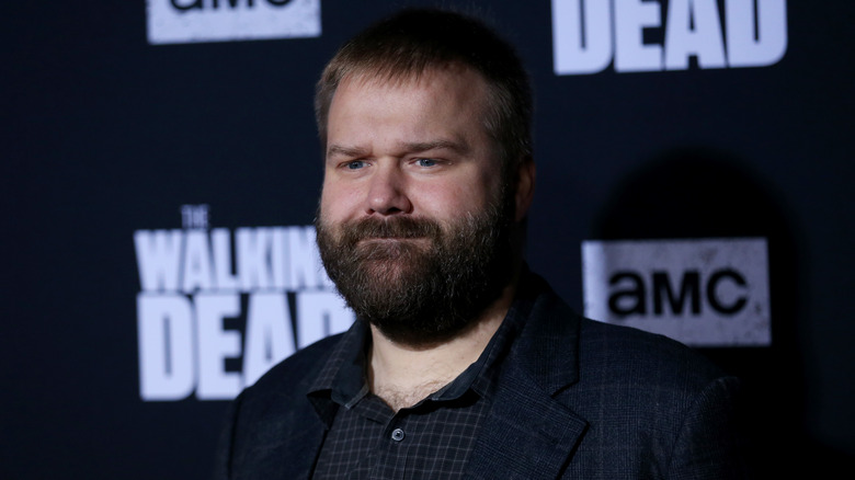 Robert Kirkman wearing plaid blazer