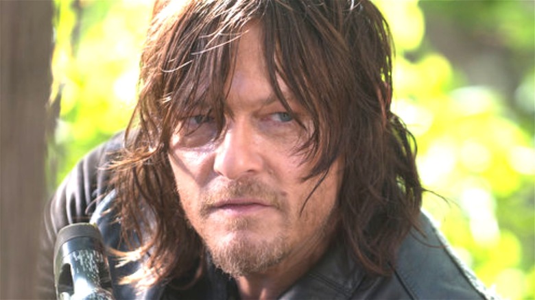 Daryl Dixon looks determined