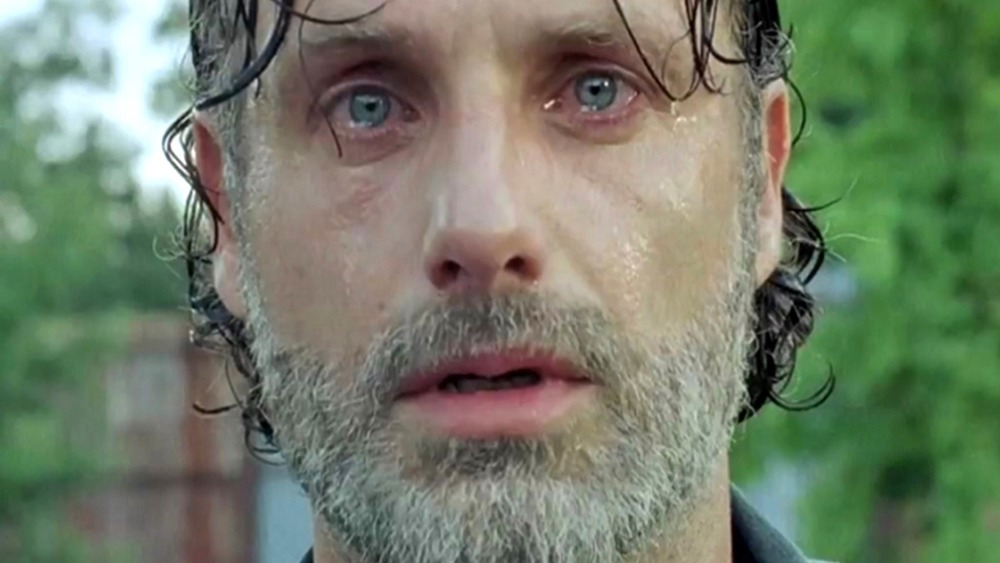 Andrew Lincoln Rick Grimes crying