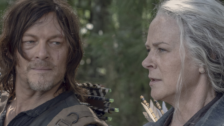 Daryl and Carol look determined
