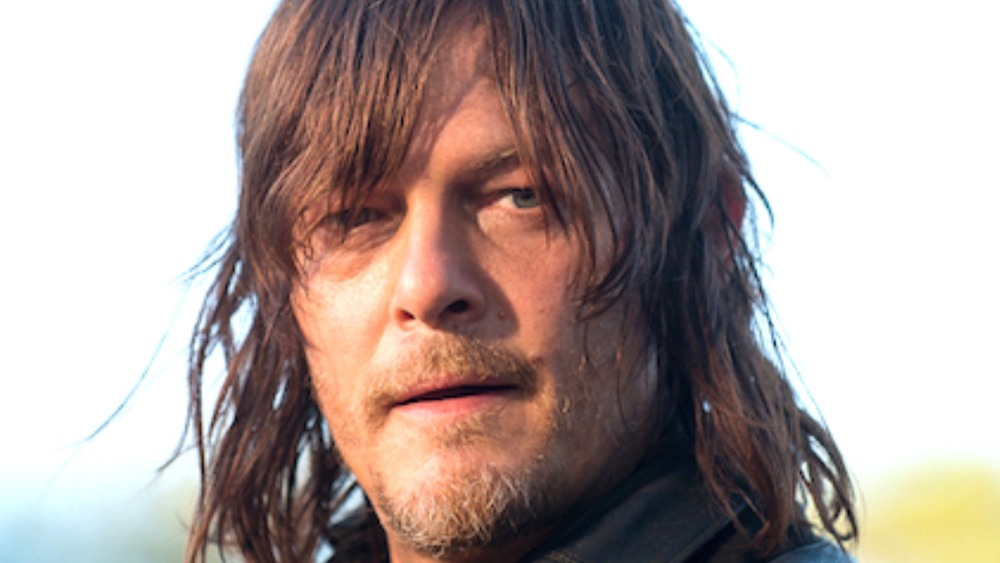 Daryl with bangs in eyes