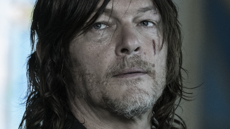 Daryl Dixon staring ahead